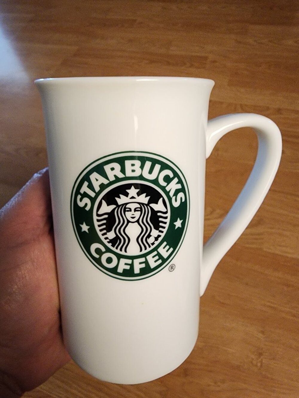 2006 Starbucks Slim Coffee Mug Green Collectible